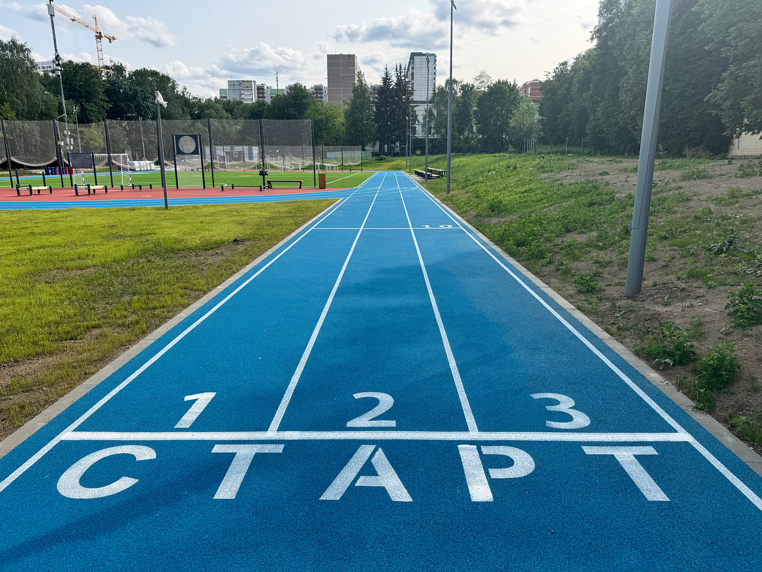Школьный стадион, г. Москва, Школа № 814